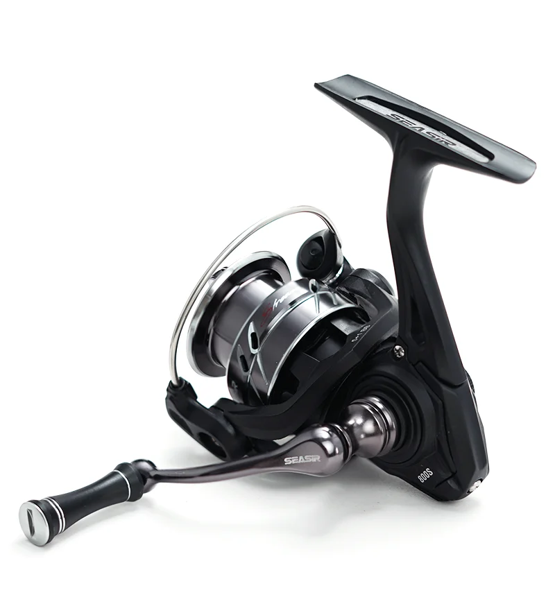 SEASIR Stream Spinning Reel 139g Ultralight Carbon Washers Max Drag 6Kg 5+1BB 5.4:1 Gear Ratio Fishing Wheel