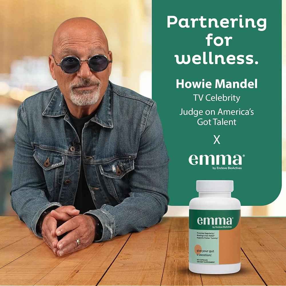 Emma Gut Health Relief Supplement for women and men, Gut and Digestive support capsules for constipation, bloating & gas relief