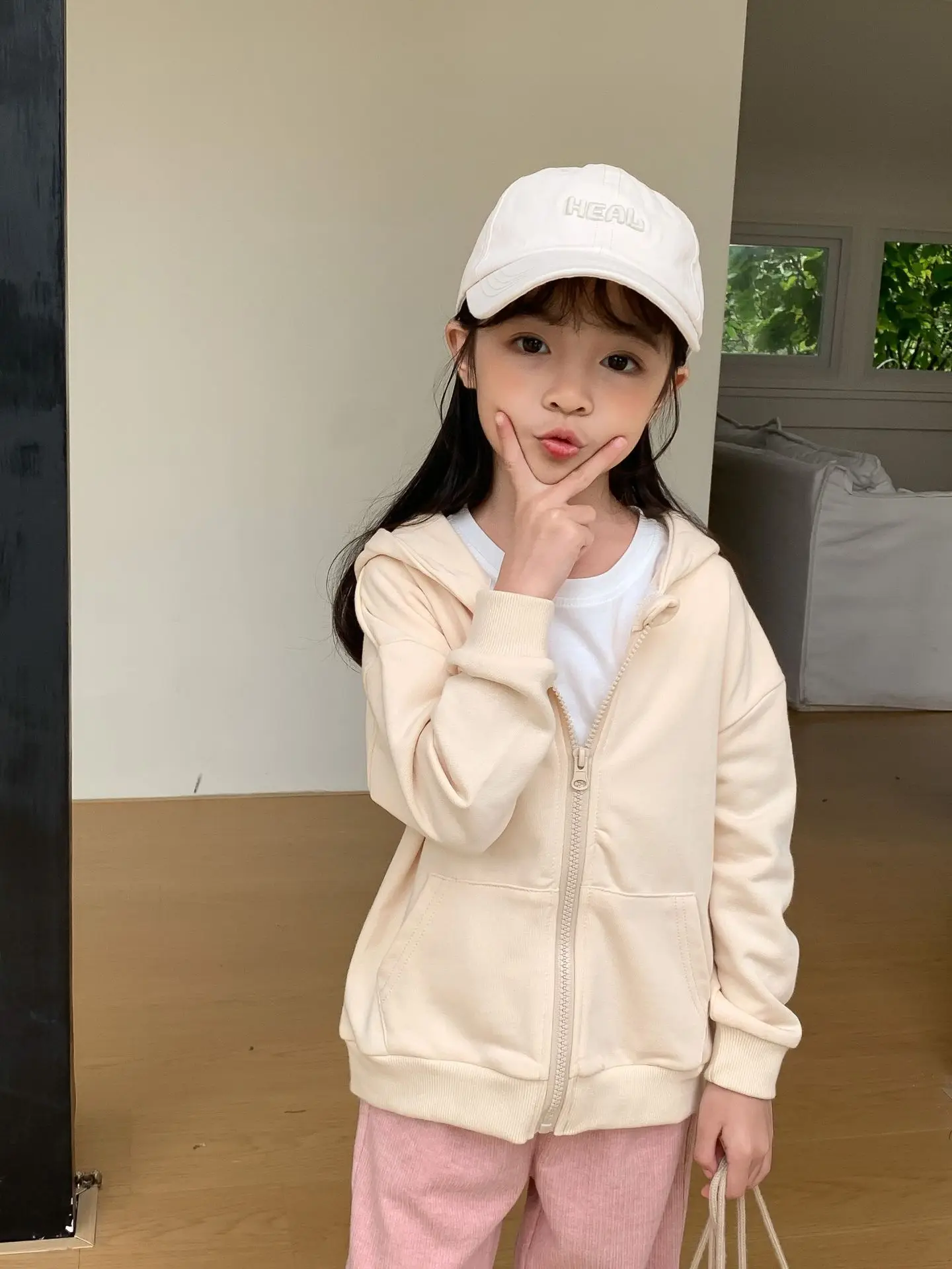 Sprunki Child Cardigan Jacket Anime Cartoon A-Z Letter Windbreaker Hooded Girl Clothes Casual Thin Tops Coat Kids Clothing Gift