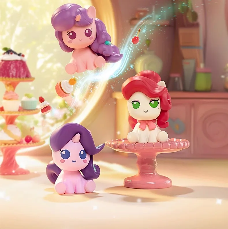 Genuine My Little Pony Friendship Is Magic Series Magic Bottle Blind Box Cute Doll Cartoon Adult Kids Toy Birthday Gifts