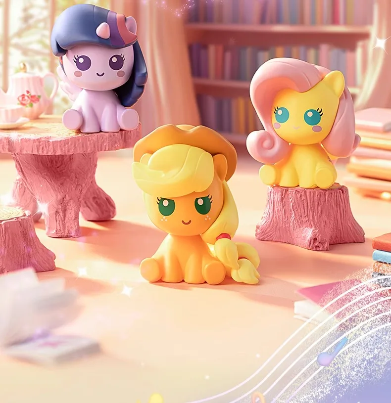 Genuine My Little Pony Friendship Is Magic Series Magic Bottle Blind Box Cute Doll Cartoon Adult Kids Toy Birthday Gifts