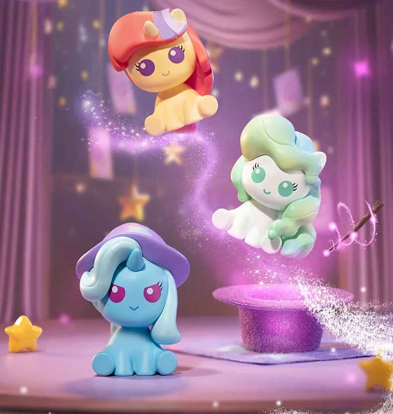 Genuine My Little Pony Friendship Is Magic Series Magic Bottle Blind Box Cute Doll Cartoon Adult Kids Toy Birthday Gifts