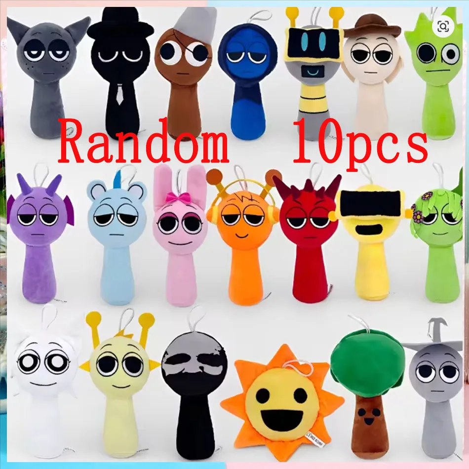 Sprunki Plush Toys Horror Game Toys Cartoon Cute Soft Stuffed Pillow For Kid Birthday Christmas Gift Stuffed Children Dolls