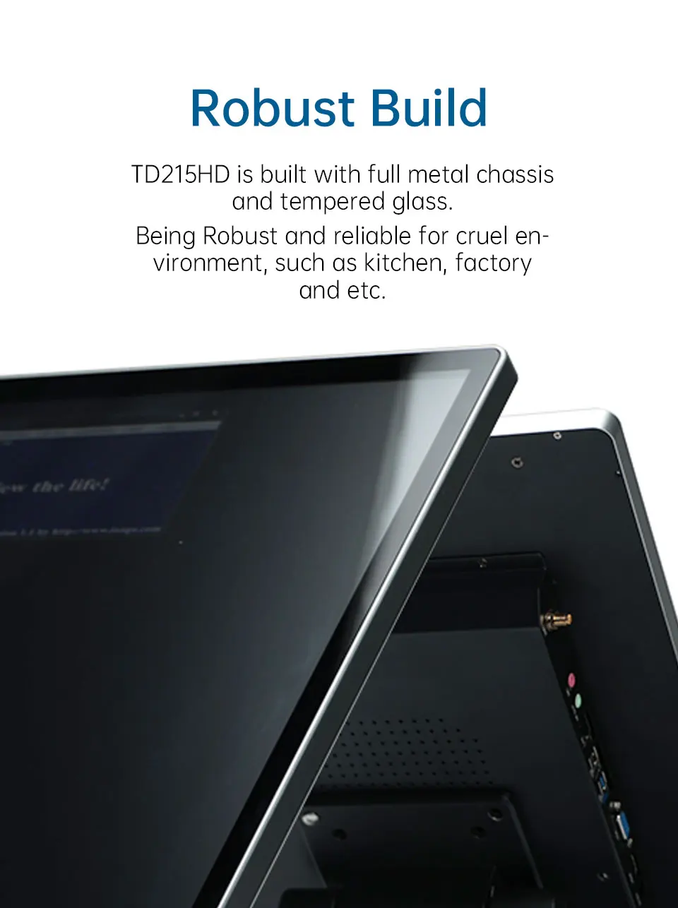 TouchWo 21.5 27 32 Inch Hdmi Touch Screen Pc Touchscreen Monitor Android14/Window 11 Touch Computer Industrial All In One Pc