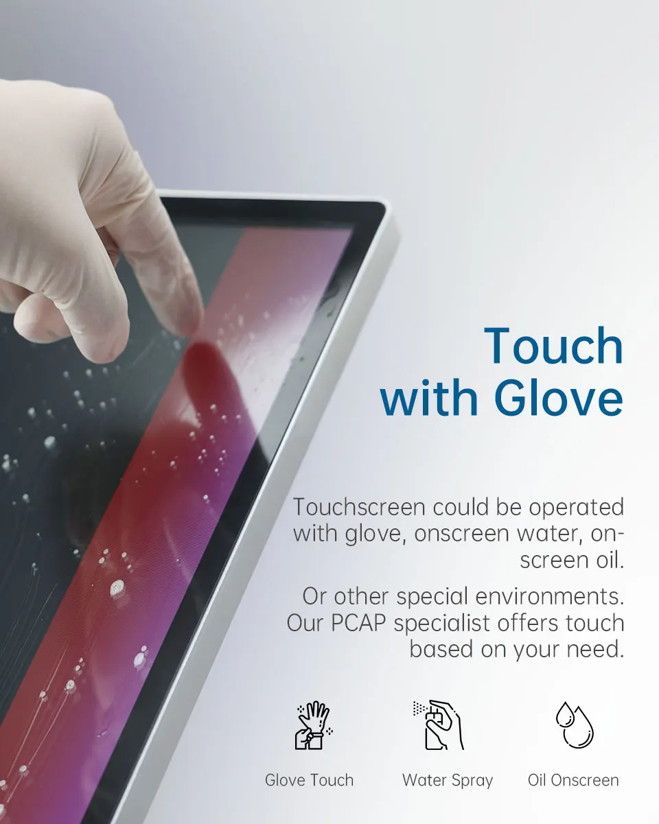 TouchWo 21.5 27 32 Inch Hdmi Touch Screen Pc Touchscreen Monitor Android14/Window 11 Touch Computer Industrial All In One Pc
