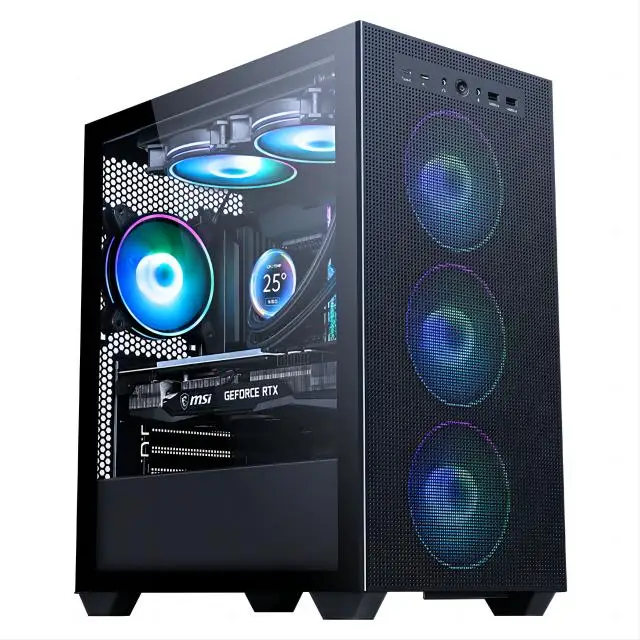 AOTESIER PC Gaming With Core I7 Processor/256G SSD 8GB /16GB RAM 3200MB DDR3/Windows 11 HD Graphics 4600 Graphics/ White