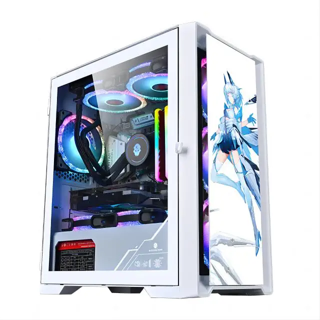 AOTESIER PC Gaming With Core I7 Processor/256G SSD 8GB /16GB RAM 3200MB DDR3/Windows 11 HD Graphics 4600 Graphics/ White