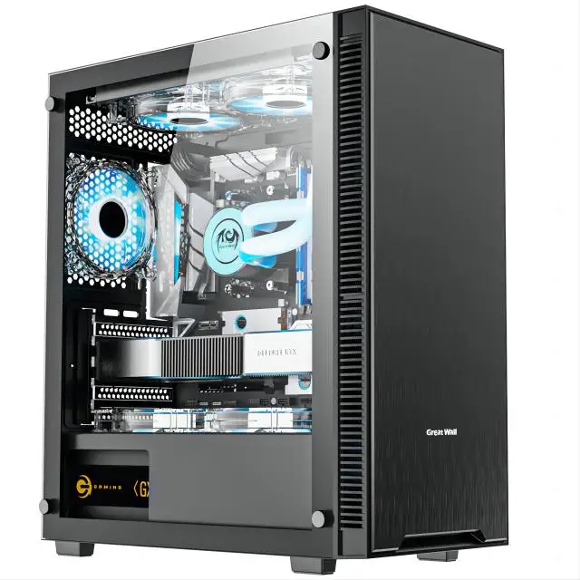 AOTESIER PC Gaming With Core I7 Processor/256G SSD 8GB /16GB RAM 3200MB DDR3/Windows 11 HD Graphics 4600 Graphics/ White