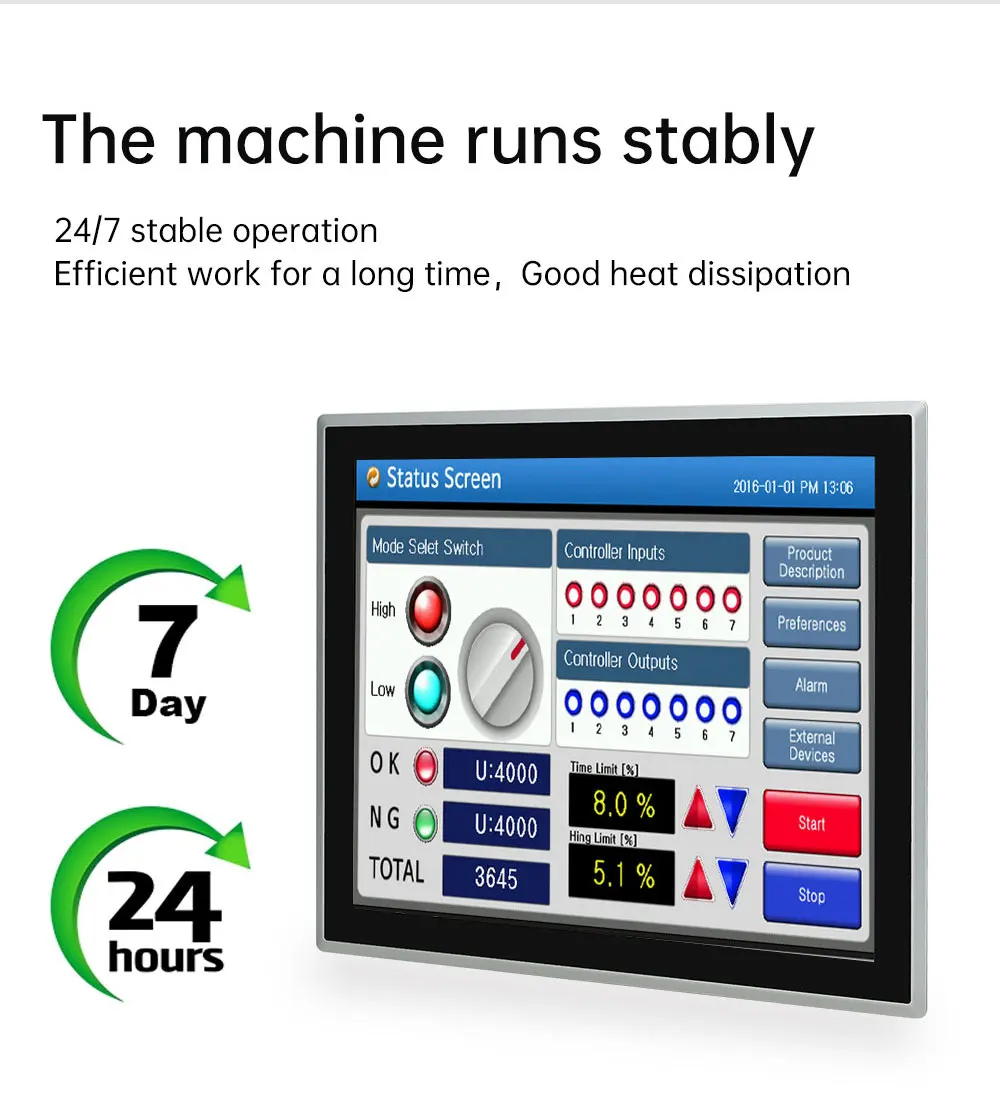 8~23.8 Inch Touch Industrial Screen IP65 Touch Screen Integrated Pc Industrial Embedded Panel PC TouchScreen Monitor