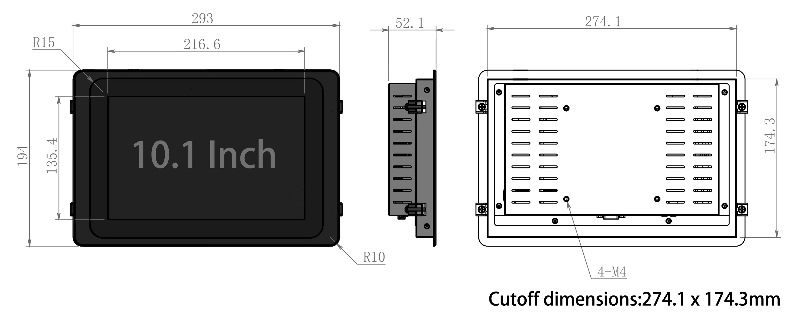Embedded Industrial Touch PC Panel Computer Monitor Core I3 4th Gen 4G 64G with Capacitive Touch Screen For Win10 All In One PC