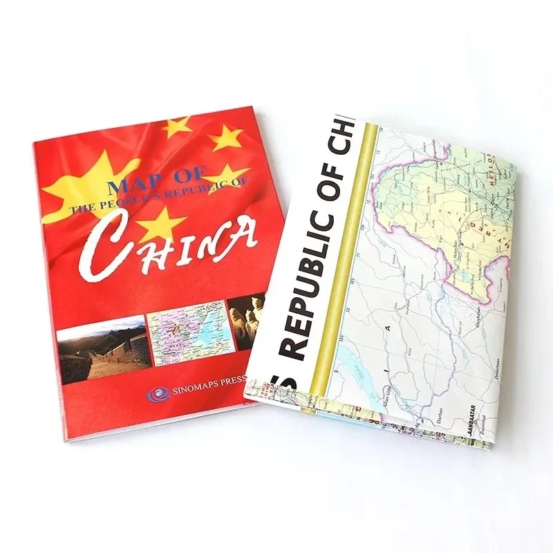 Traveler map Pure English Version New Edition Genuine China Map MAP OF CHINA China Administrative Map Folding Portable Map