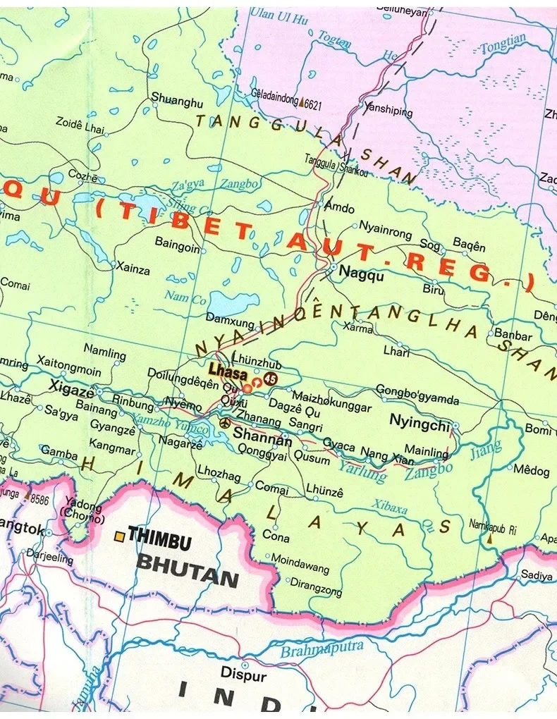 Traveler map Pure English Version New Edition Genuine China Map MAP OF CHINA China Administrative Map Folding Portable Map