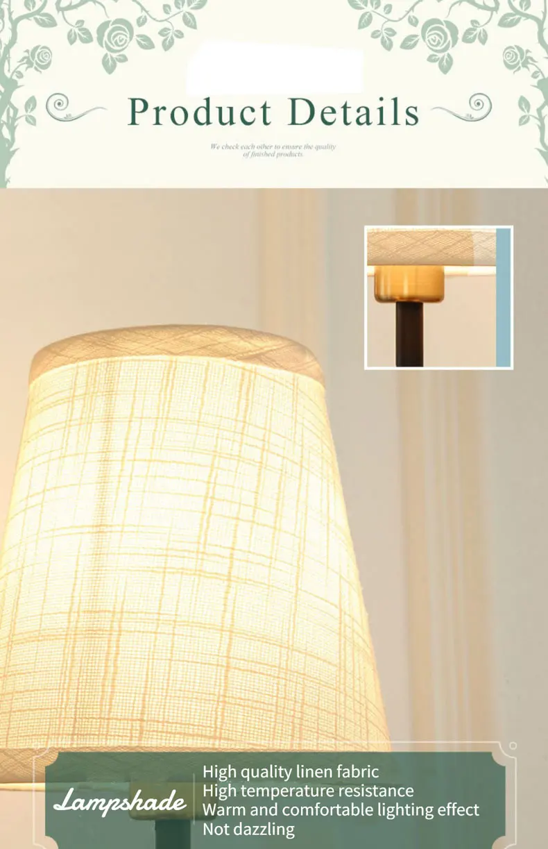 New American Style Rural Wall Lamp Bedroom Bedside Lighting Mirror Front Lamp Simple Living Room Hallway Single Head Wall Light