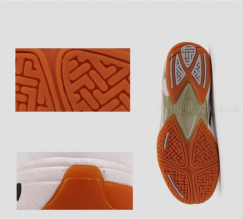 Professional Volleyball Shoes For Men Indoor Sports Sneakers Breathable Cushion Badminton Shoes Mens Anti-Skid Trainers Big Size