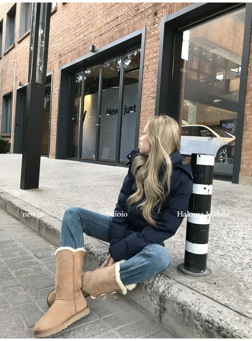 Autumn Winter Fur Hooded Jacket Women Outerwear Thick Dowon Cotton Padded Slim Short Parkas Female Cropped Puffer Bubble Coat