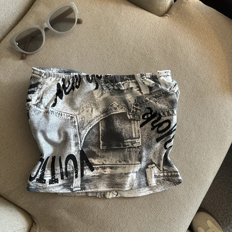 Camouflage Women's Clothing With Chest Pad Y2k Clothes Crop Top Girls Bustier Vest Harajuku Fashion Shoujo Girl Tops Sexy Woman