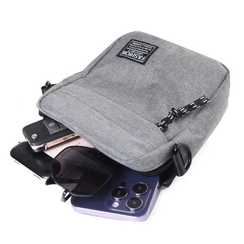Mini Crossbody Shoulder Bag for Men & Women, Lightweight Casual Travel Phone Pouch with Adjustable Strap,& Everyday Use,& Travel