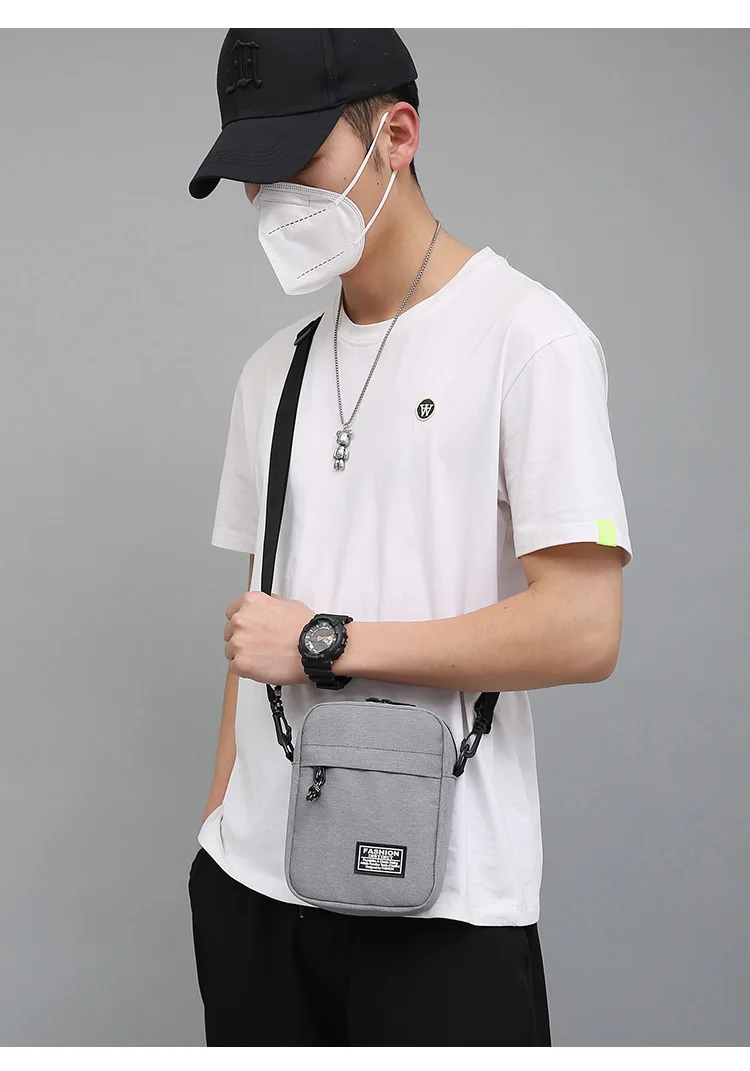 Mini Crossbody Shoulder Bag for Men & Women, Lightweight Casual Travel Phone Pouch with Adjustable Strap,& Everyday Use,& Travel