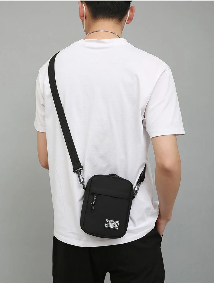 Mini Crossbody Shoulder Bag for Men & Women, Lightweight Casual Travel Phone Pouch with Adjustable Strap,& Everyday Use,& Travel