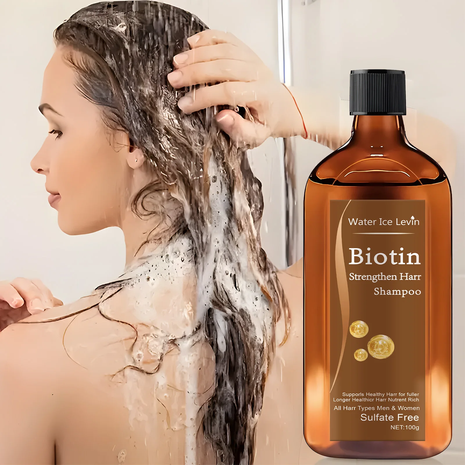 Biotin Hair Growth Shampoo Anti-Hair Loss Treatment for Men and Women Rapid Thickening and Re-Oil Beauty Health