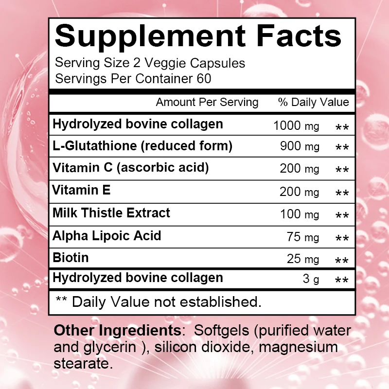 Daitea Hydrolyzed Collagen Supplement – Supports Healthy Skin, Joints, Hair, Nails - Antioxidant - Dietary Supplement