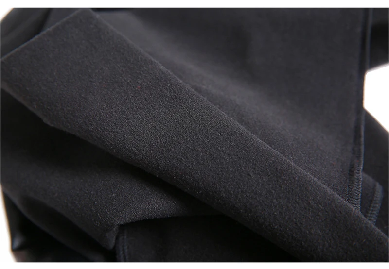 BIVIGAOS Fashion Women PU Leather Pants Elastic High Waist Winter Leggings Slim Velvet Leather Leggings Skinny Fleece Trousers