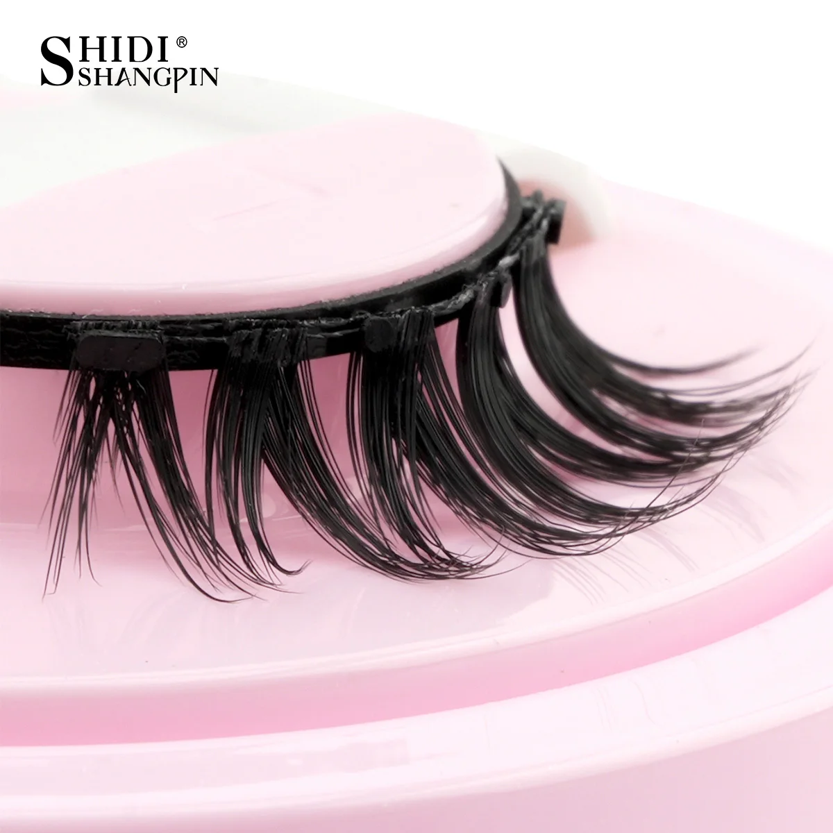Magnetic Eyelashes No Glue Needed Reusable Natural Look 3D Faux Mink Lashes Easy Apply Magnetic Lashes Set for Eye Makeup Tool