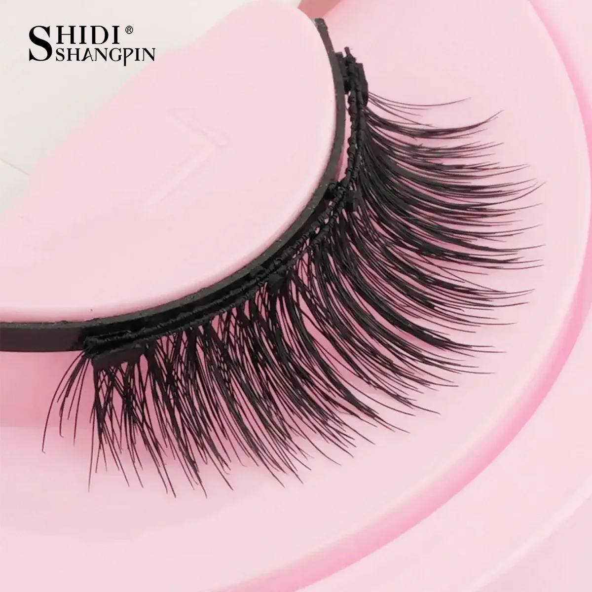 Magnetic Eyelashes No Glue Needed Reusable Natural Look 3D Faux Mink Lashes Easy Apply Magnetic Lashes Set for Eye Makeup Tool