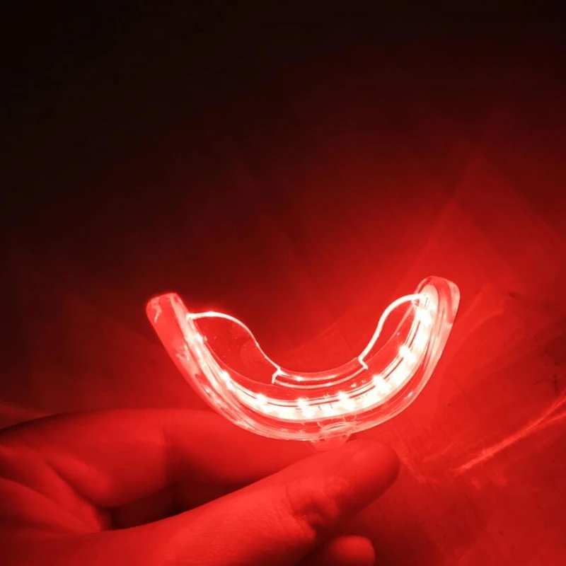 4 In1 USB Rechargeable Oral and Dental Care Red Light Whitening Teeth Bleach Clean Home Travel