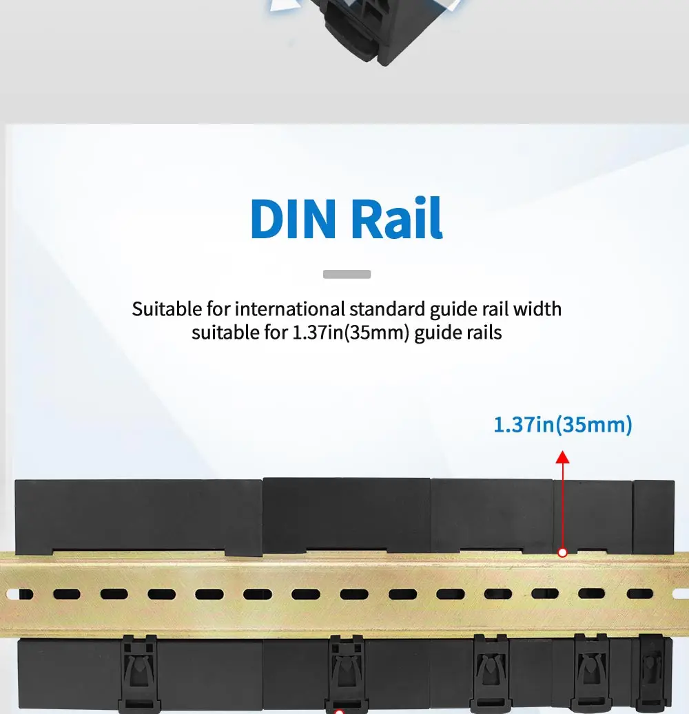 Switching Power Supply 5V/12V/24V/48V DIN Rail Power Supply AC to DC HDR-15/30/60/100/150W LED DC Switching Power Supply