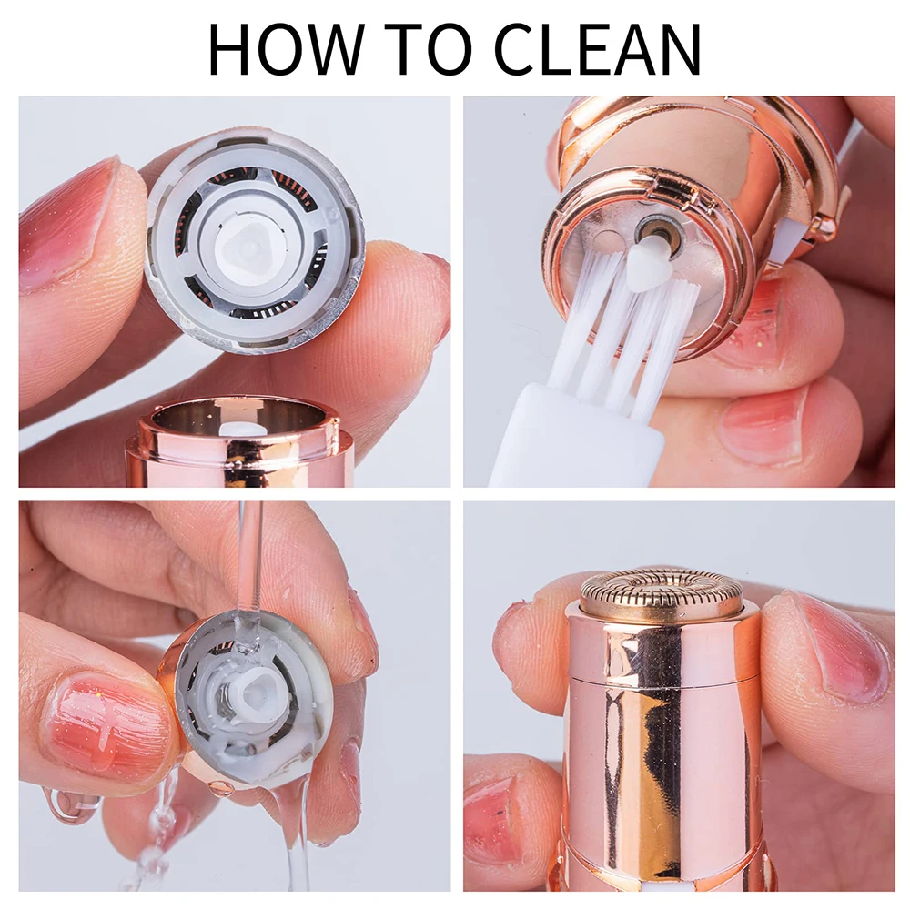 Facial Hair Remover for Women Painless Face Hair Trimmer Rechargeable Mini Epilator Lady Shaver Portable Electric Razor for Lips