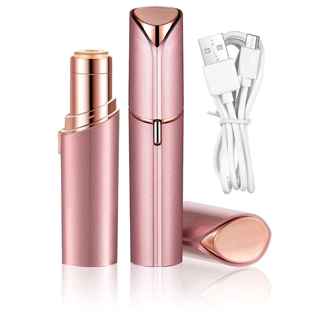 Facial Hair Remover for Women Painless Face Hair Trimmer Rechargeable Mini Epilator Lady Shaver Portable Electric Razor for Lips