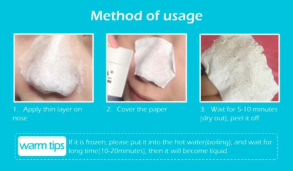 LANBENA Face Mask Blackhead Remover Skin Care Nose Mask Pore Strip Deep Cleaning Peeling Acne Treatment Facial Mask
