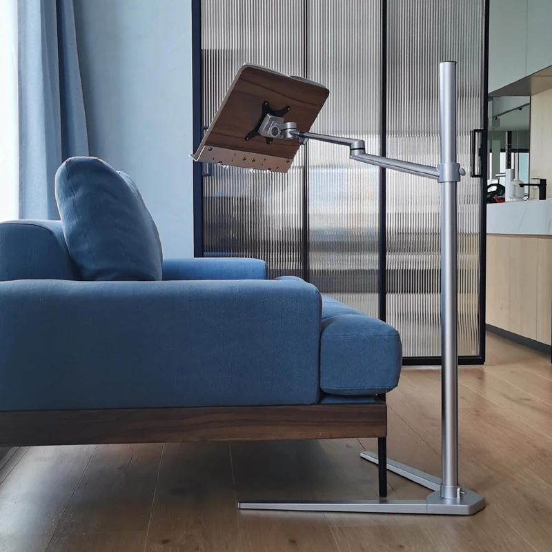 UP-8AW Aluminum Reading Book Rack Floor Stand Office Notebook Tray Book Tablet Tray Height Adjust