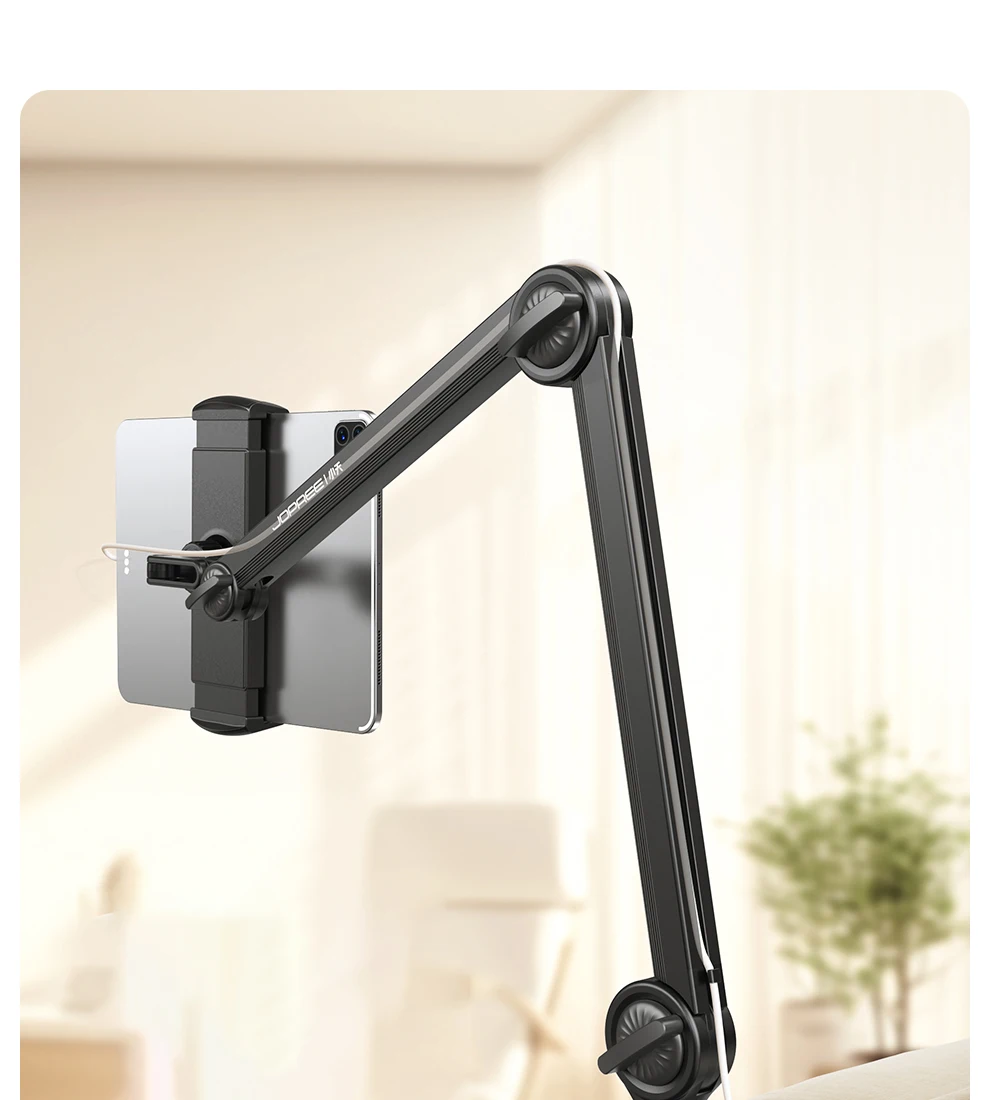Tablet Holder Lazy Bedside Phone Holder Cantilever Clamp Suitable for iPad, Multi-functional Switch Universal Stand