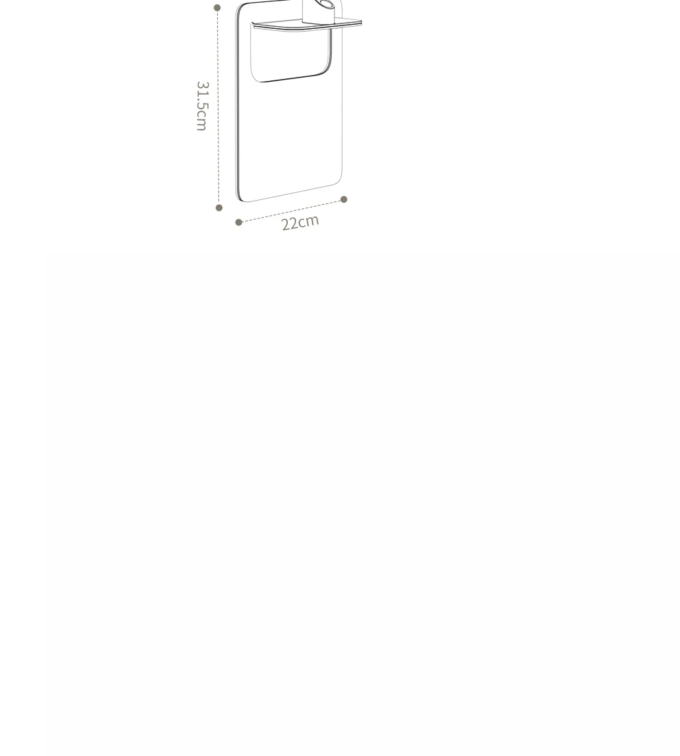 Tablet Holder Lazy Bedside Phone Holder Cantilever Clamp Suitable for iPad, Multi-functional Switch Universal Stand