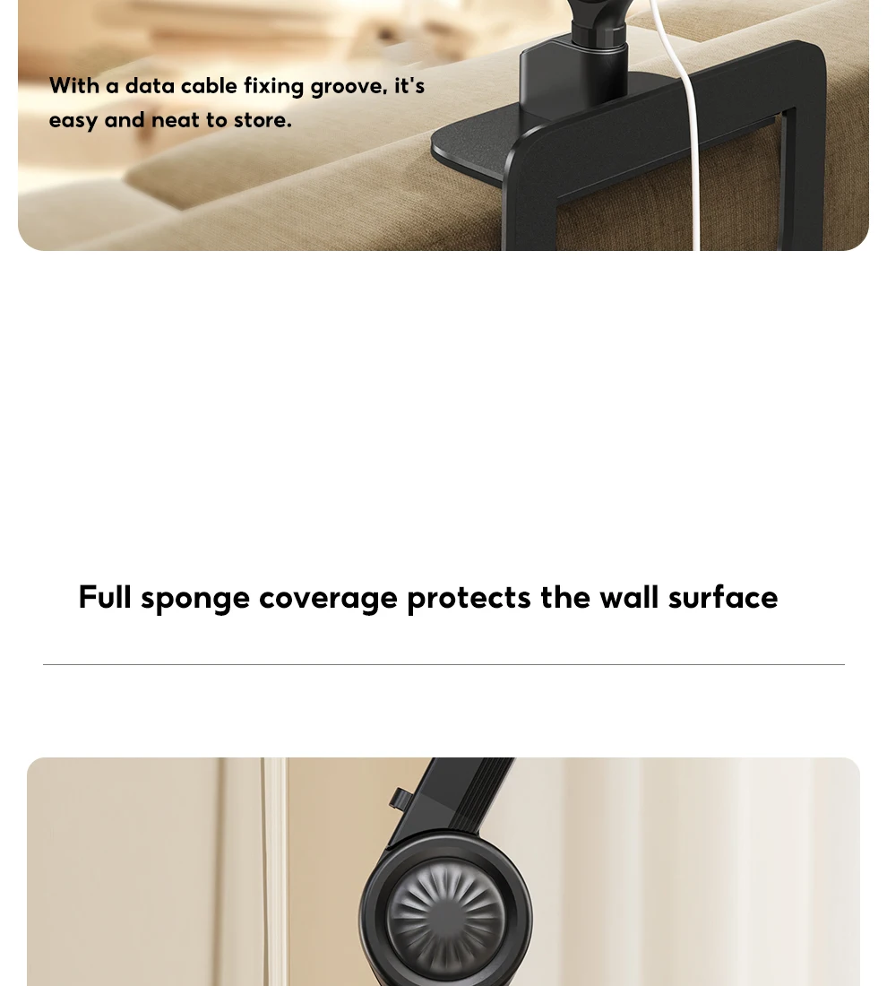 Tablet Holder Lazy Bedside Phone Holder Cantilever Clamp Suitable for iPad, Multi-functional Switch Universal Stand