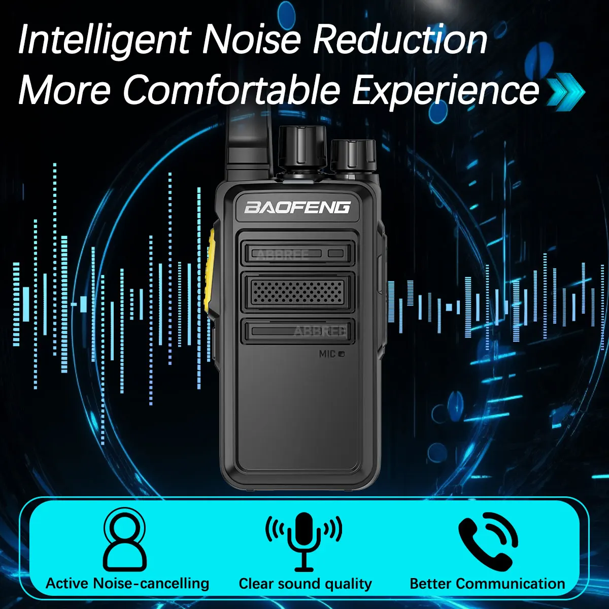 Baofeng BF-V12D GMSK Digital Walkie Talkie UHF Encrypted Call Noice Reduction HD Radio Wireless Copy Frequency Two Way Ham Radio