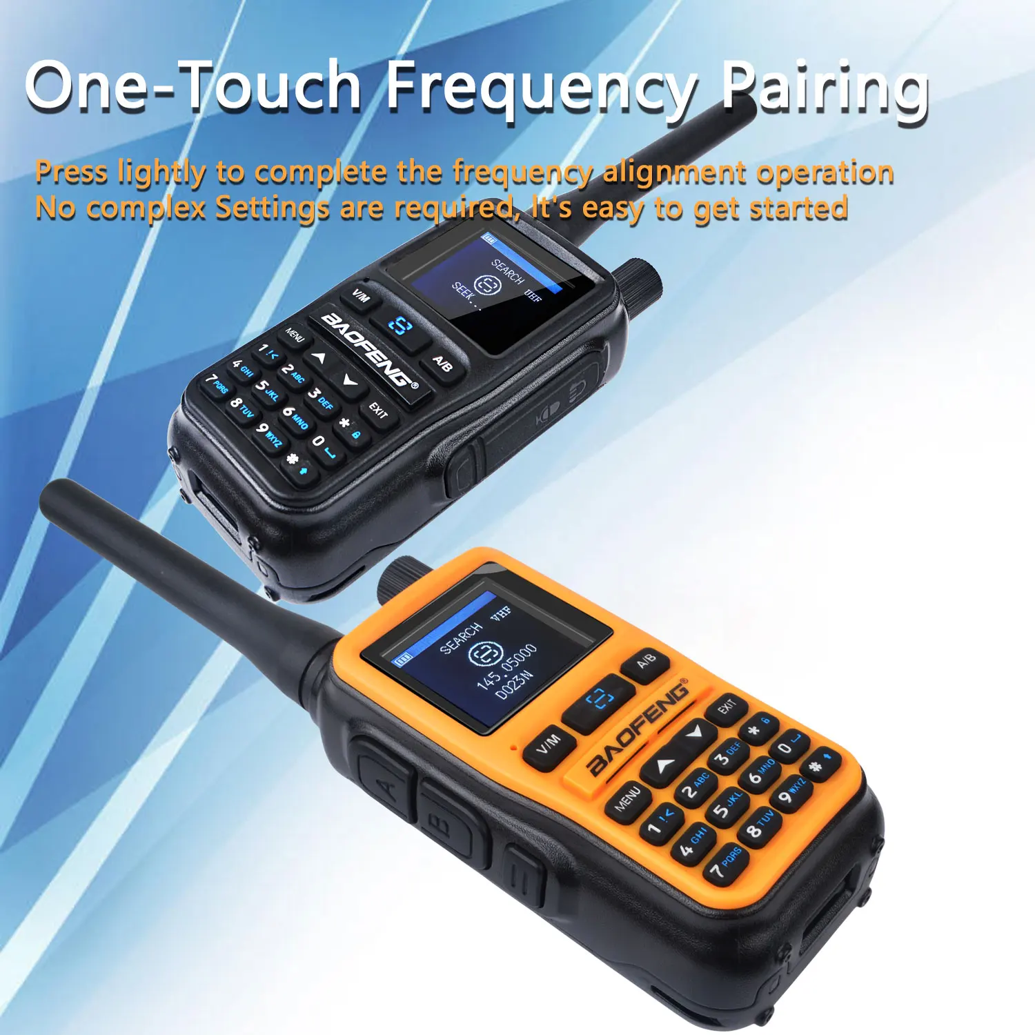 2PCS/Pack Baofeng UV-5R Mini Dual Band Dual PTT Walkie Talkie 5RMINI Air Band Rx 5W Compact VOX FM Amateur Radio Type-C Charge