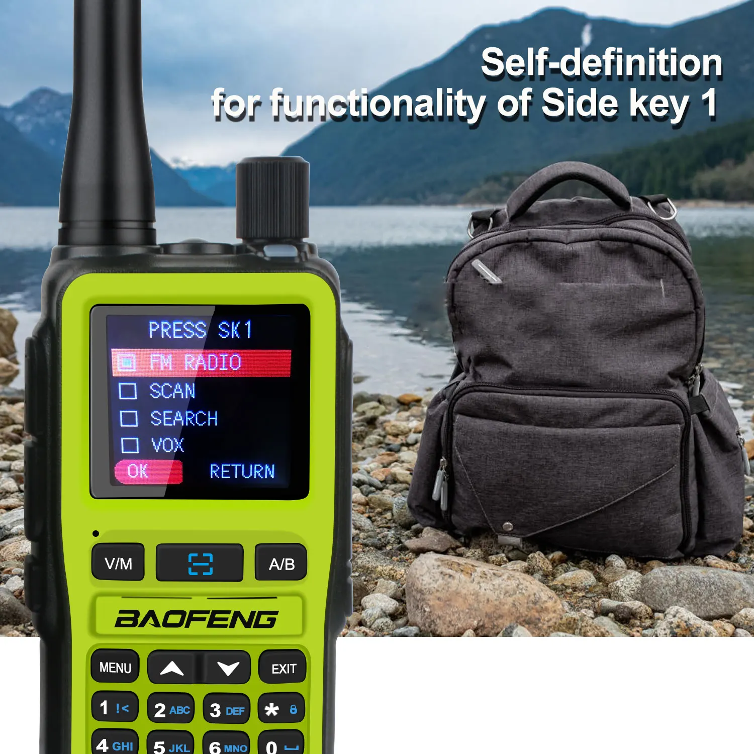 2PCS/Pack Baofeng UV-5R Mini Dual Band Dual PTT Walkie Talkie 5RMINI Air Band Rx 5W Compact VOX FM Amateur Radio Type-C Charge