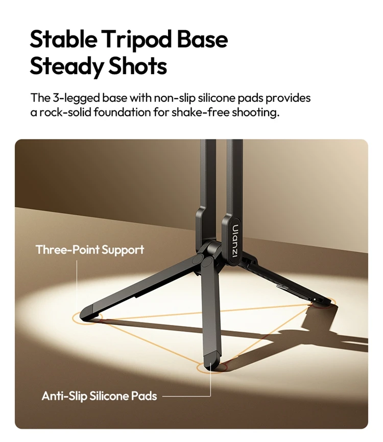 Ulanzi MA57 Magsafe Carabiner Phone Tripod Phne Stand Holder with Hook for Iphone 17 16 15 Pro Max Android Vlog Live-Streaming