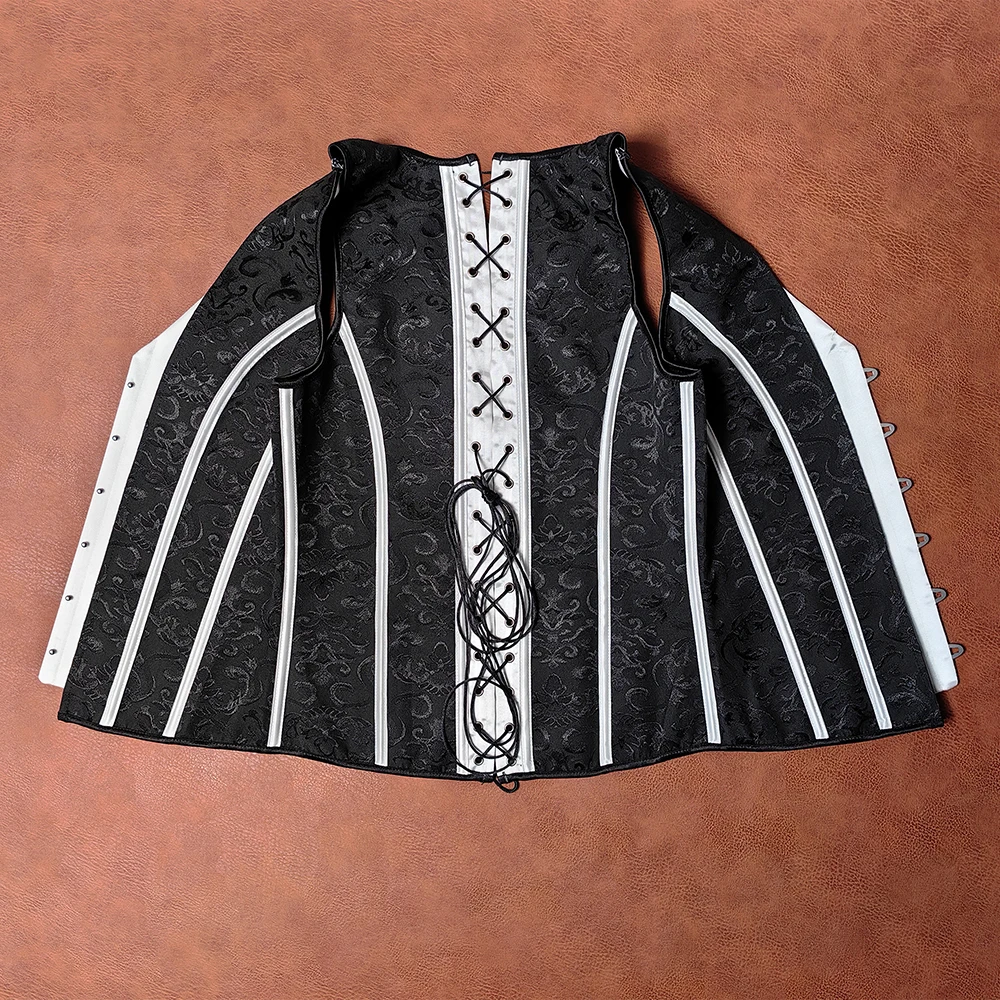 Men's Tight Abdomen Corset Slimming Waist Bones Shaping Vest Stomach Belly Control Vintage Waistcoat Elegant Medieval Corset