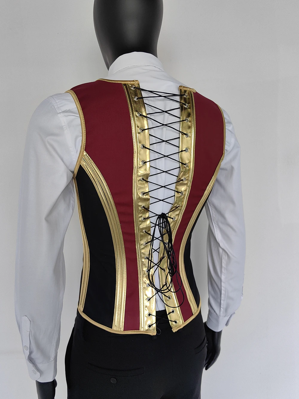 Men's Tight Abdomen Corset Slimming Waist Bones Shaping Vest Stomach Belly Control Vintage Waistcoat Elegant Medieval Corset