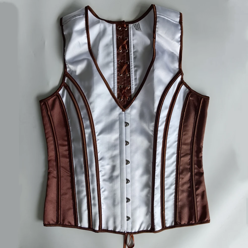 Men's Tight Abdomen Corset Slimming Waist Bones Shaping Vest Stomach Belly Control Vintage Waistcoat Elegant Medieval Corset