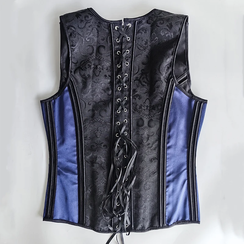 Men's Tight Abdomen Corset Slimming Waist Bones Shaping Vest Stomach Belly Control Vintage Waistcoat Elegant Medieval Corset