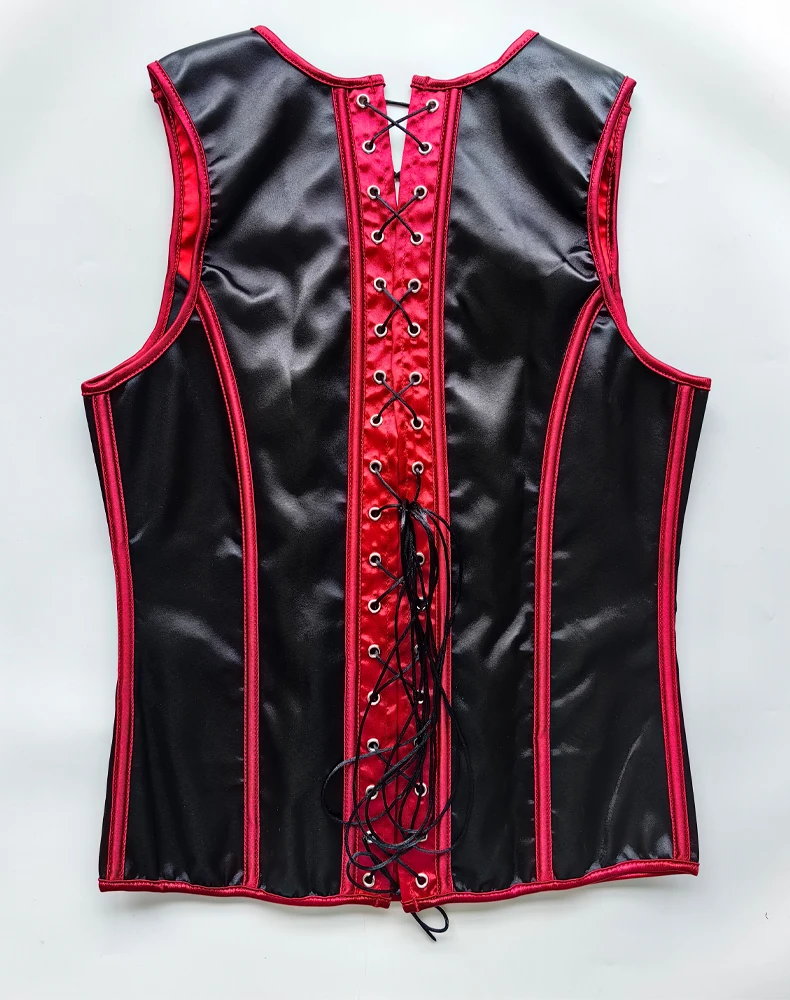 Men's Tight Abdomen Corset Slimming Waist Bones Shaping Vest Stomach Belly Control Vintage Waistcoat Elegant Medieval Corset
