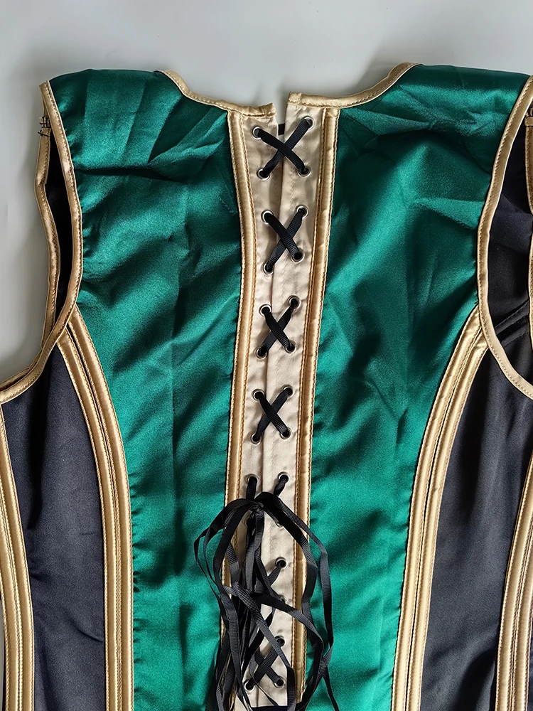 Men's Tight Abdomen Corset Slimming Waist Bones Shaping Vest Stomach Belly Control Vintage Waistcoat Elegant Medieval Corset