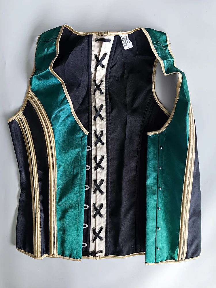 Men's Tight Abdomen Corset Slimming Waist Bones Shaping Vest Stomach Belly Control Vintage Waistcoat Elegant Medieval Corset