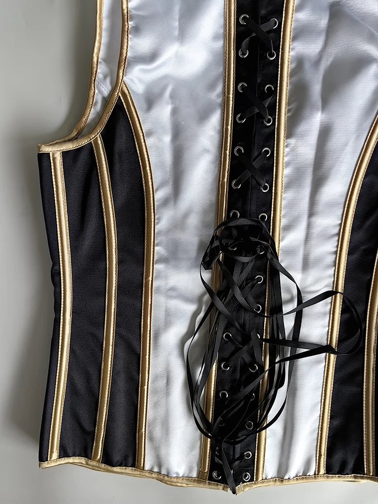 Men's Tight Abdomen Corset Slimming Waist Bones Shaping Vest Stomach Belly Control Vintage Waistcoat Elegant Medieval Corset