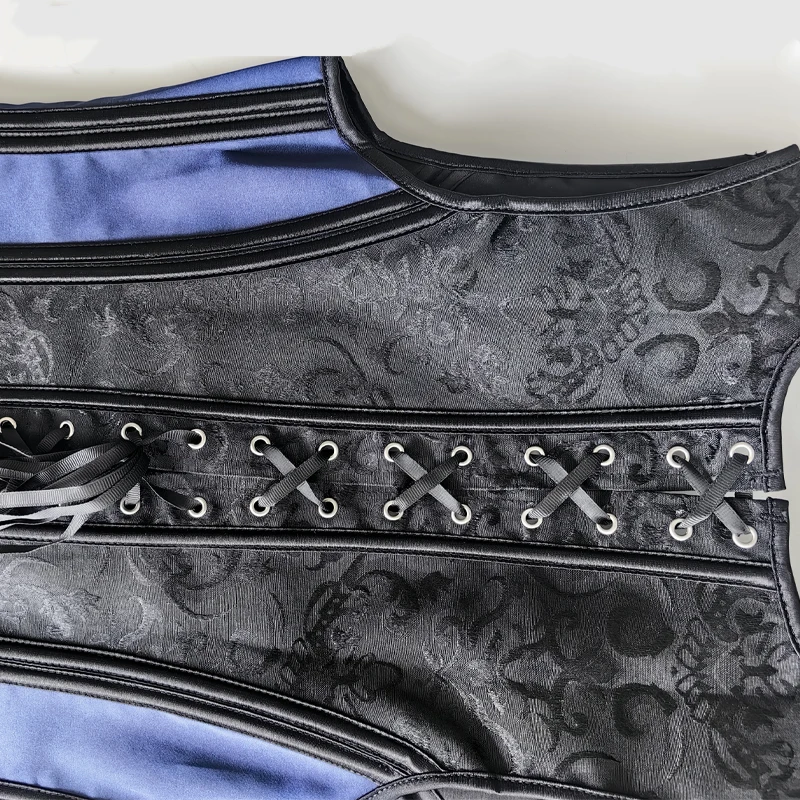 Men's Tight Abdomen Corset Slimming Waist Bones Shaping Vest Stomach Belly Control Vintage Waistcoat Elegant Medieval Corset